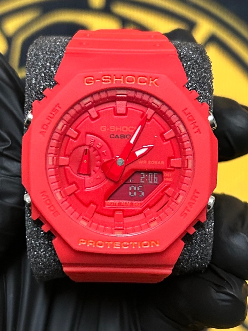 ❤️ CASIO G-SHOCK – RED – TONE-ON-TONE CUSTOM BUILD ❤️
